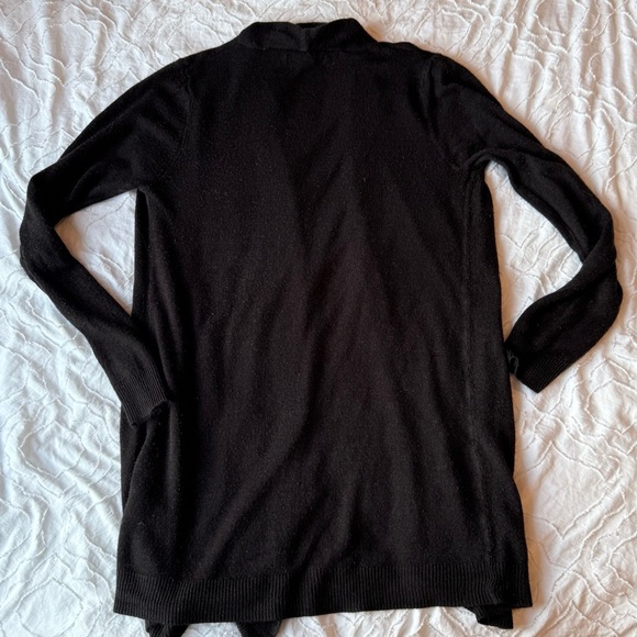 Joe Fresh Black Women's Cardigan Fold Over Detail Casual - Picture 8 of 8